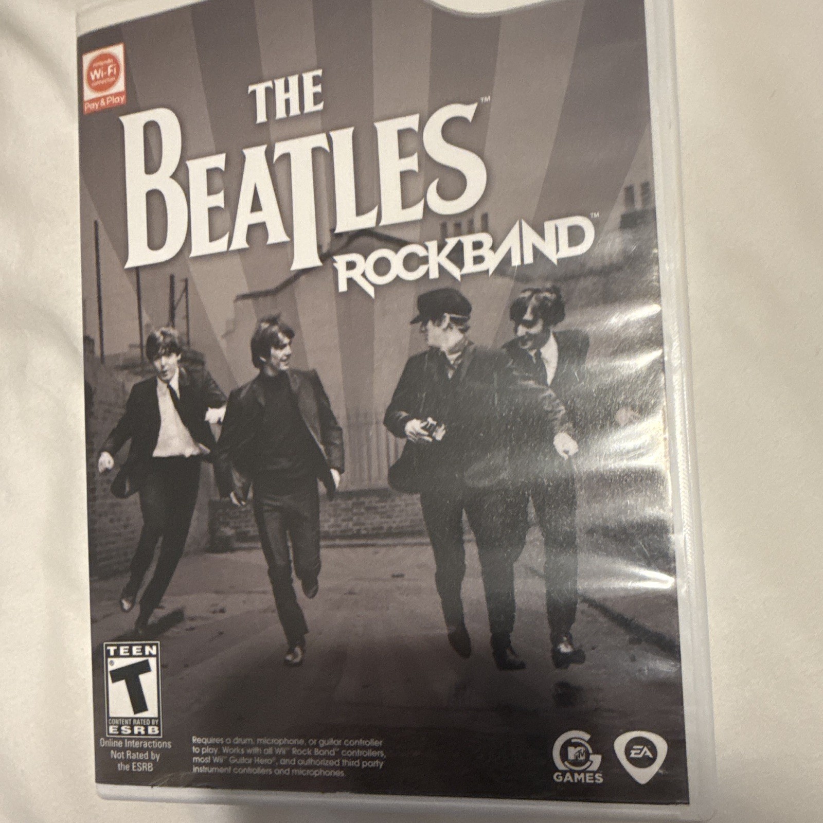 Nintendo Wii Guitar Controller Bundle w/ USB Dongle, Beatles & GH5