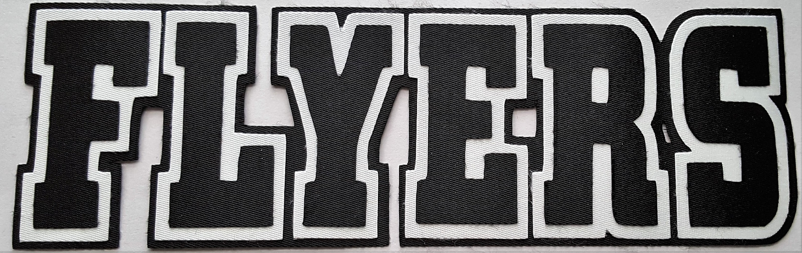 HUGE PHILADELPHIA FLYERS IRON-ON PATCH - 2.75" x 9"