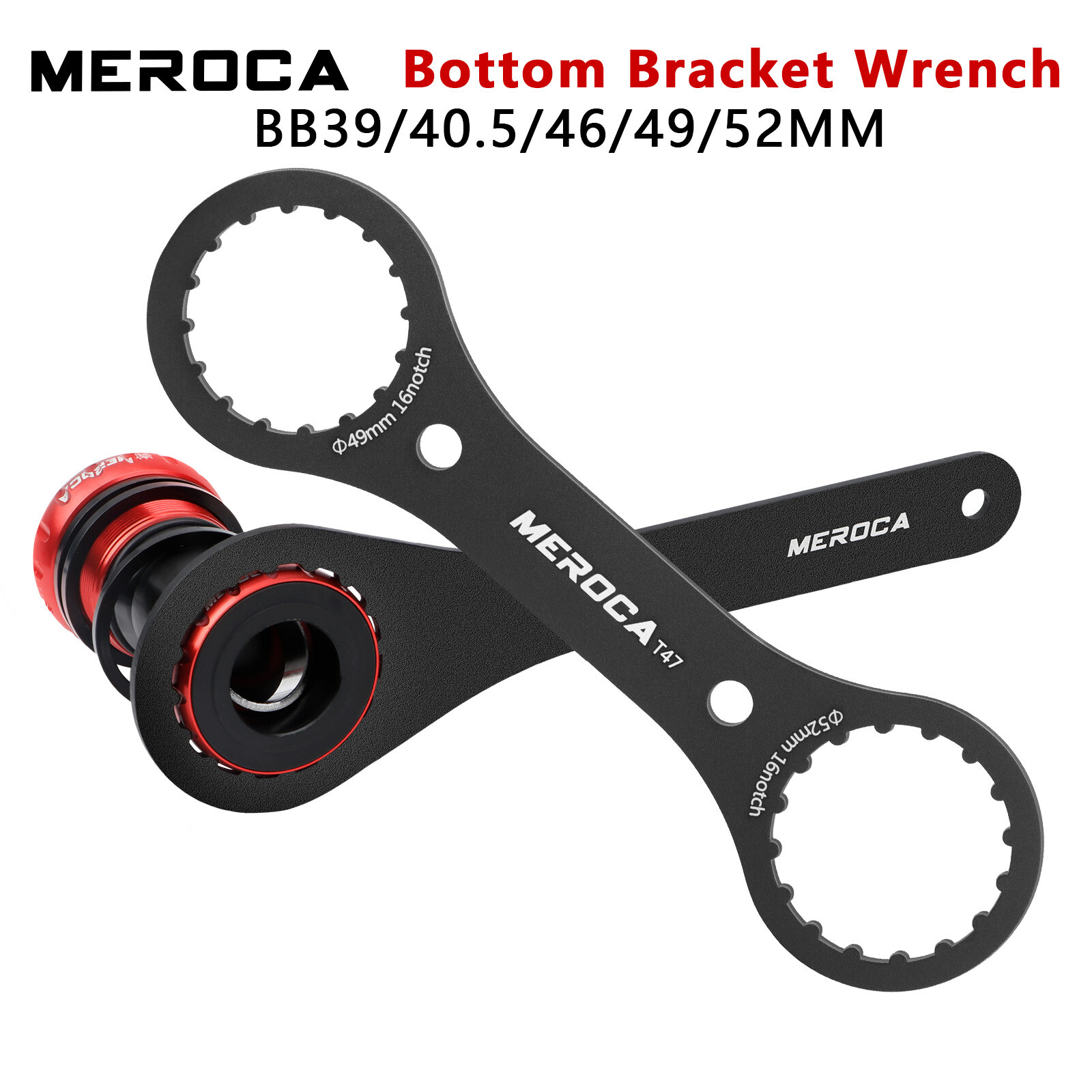 MTB Road Bike Bottom Bracket Wrench Aluminum alloy BB44/46/39/40.5/49/52mm