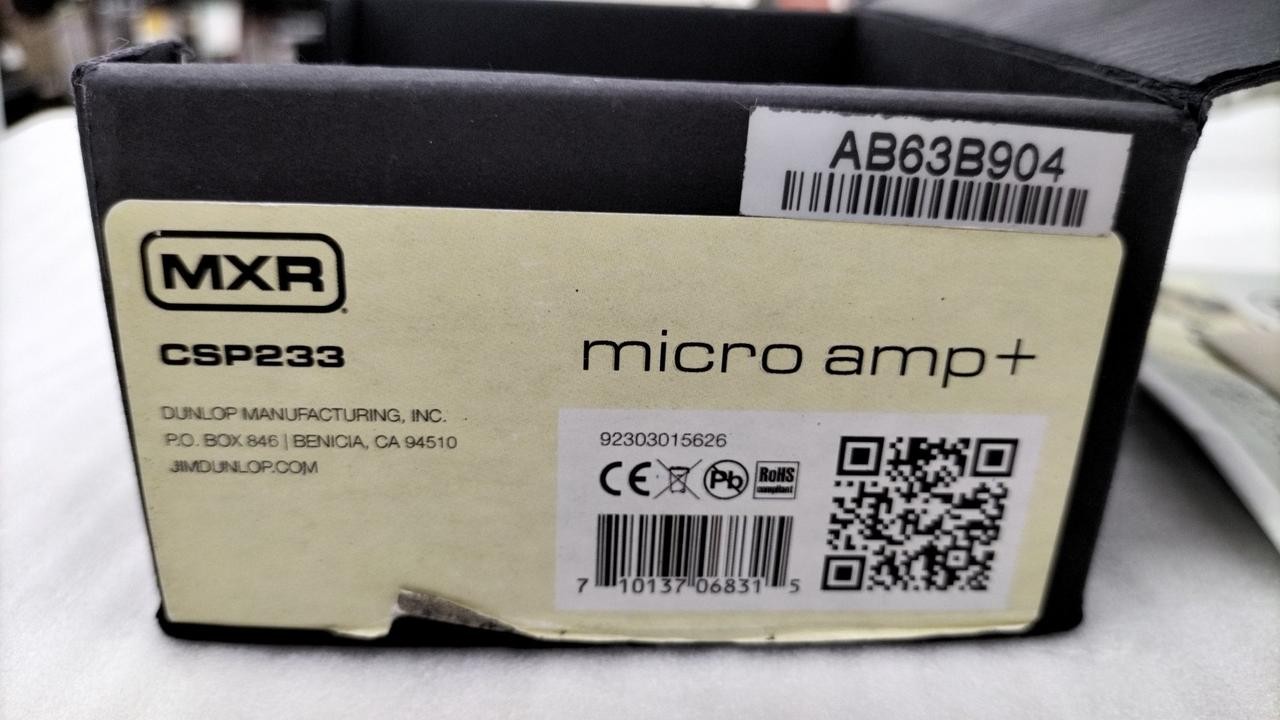 MXR MICRO AMP+ CSP233 EFFECTOR 46688