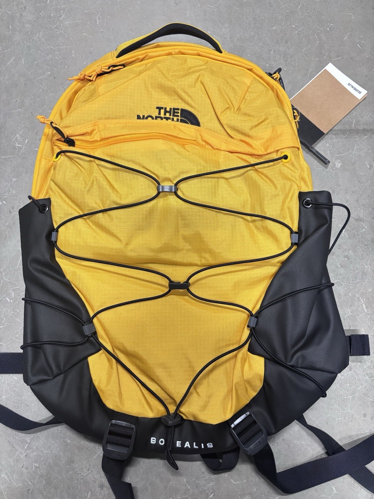 The North Face Borealis Backpack (BLACK/YELLOW)