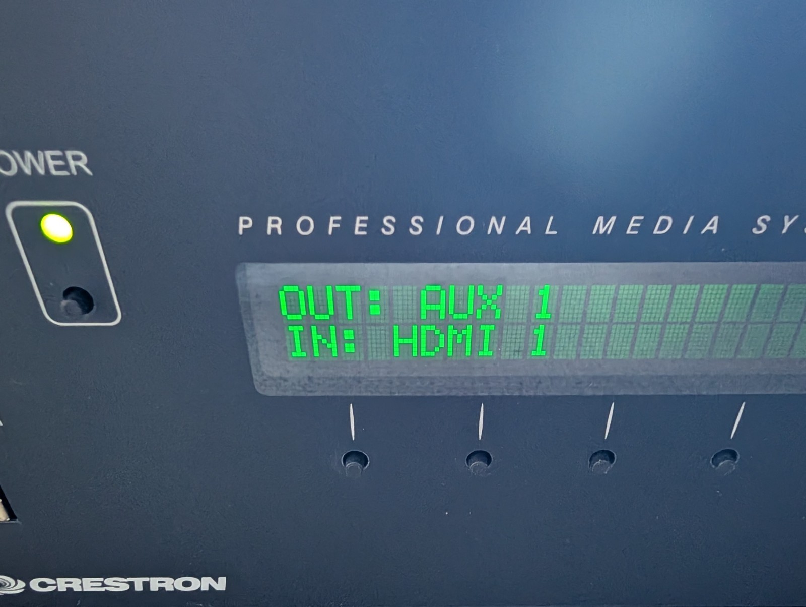 Crestron DMPS-300-C DigitalMedia Presentation System 300 - Powers On