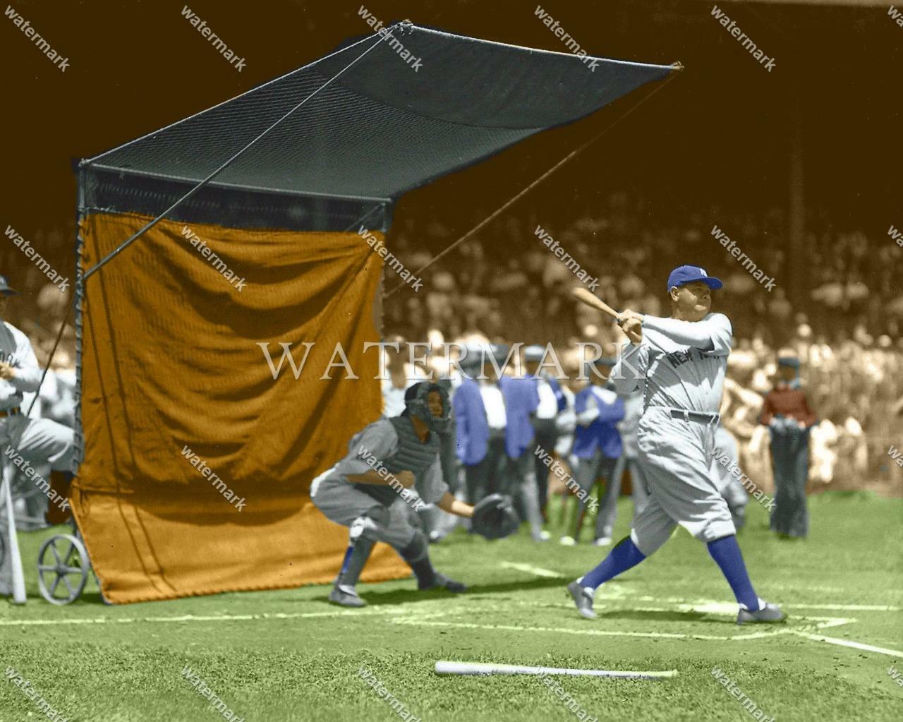 EK834 Babe Ruth Yankees Baseball 8x10 11x14 16x20 Colorized Photo