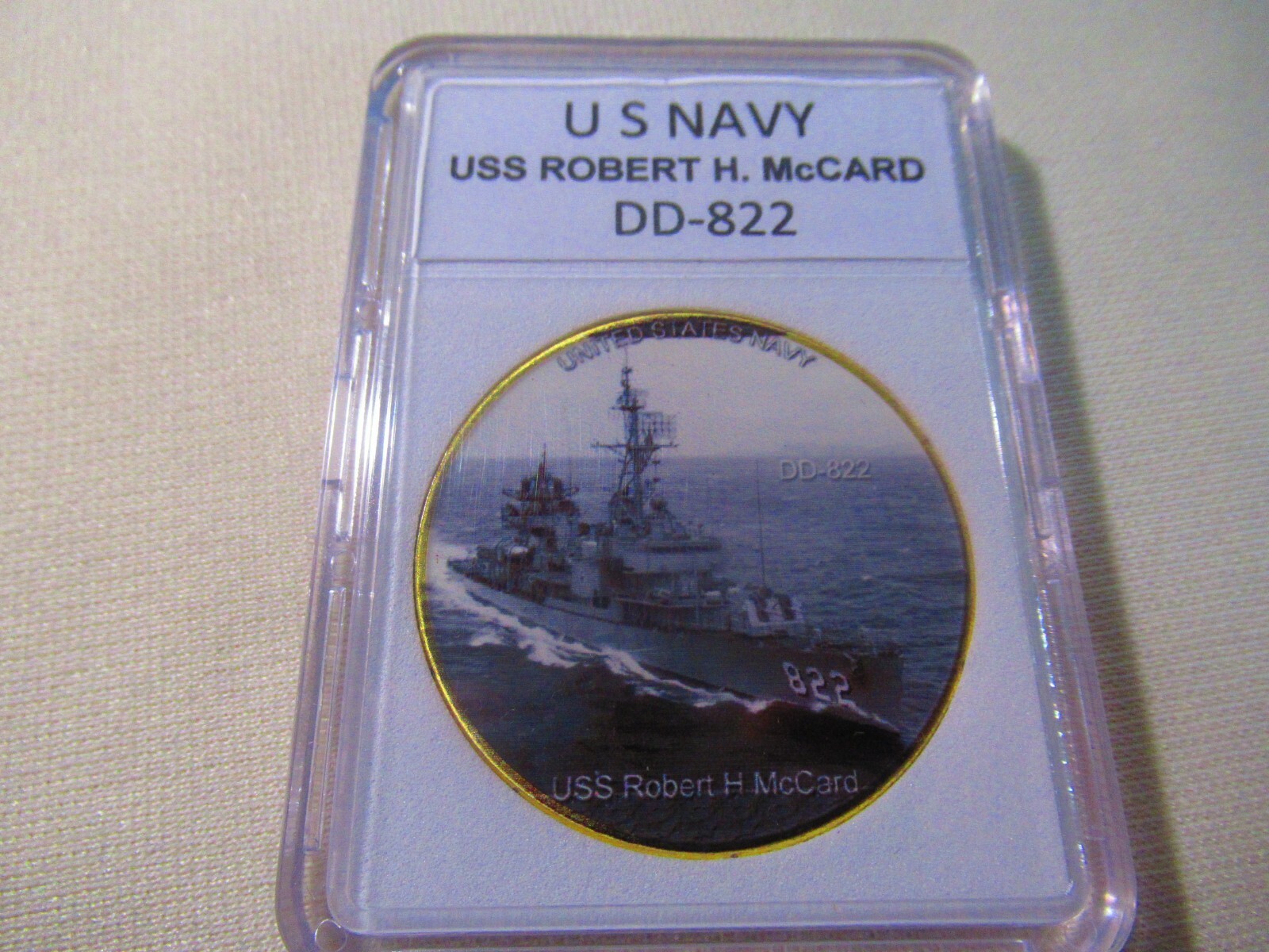 US NAVY - USS Robert H. McCard (DD-822) Challenge Coin