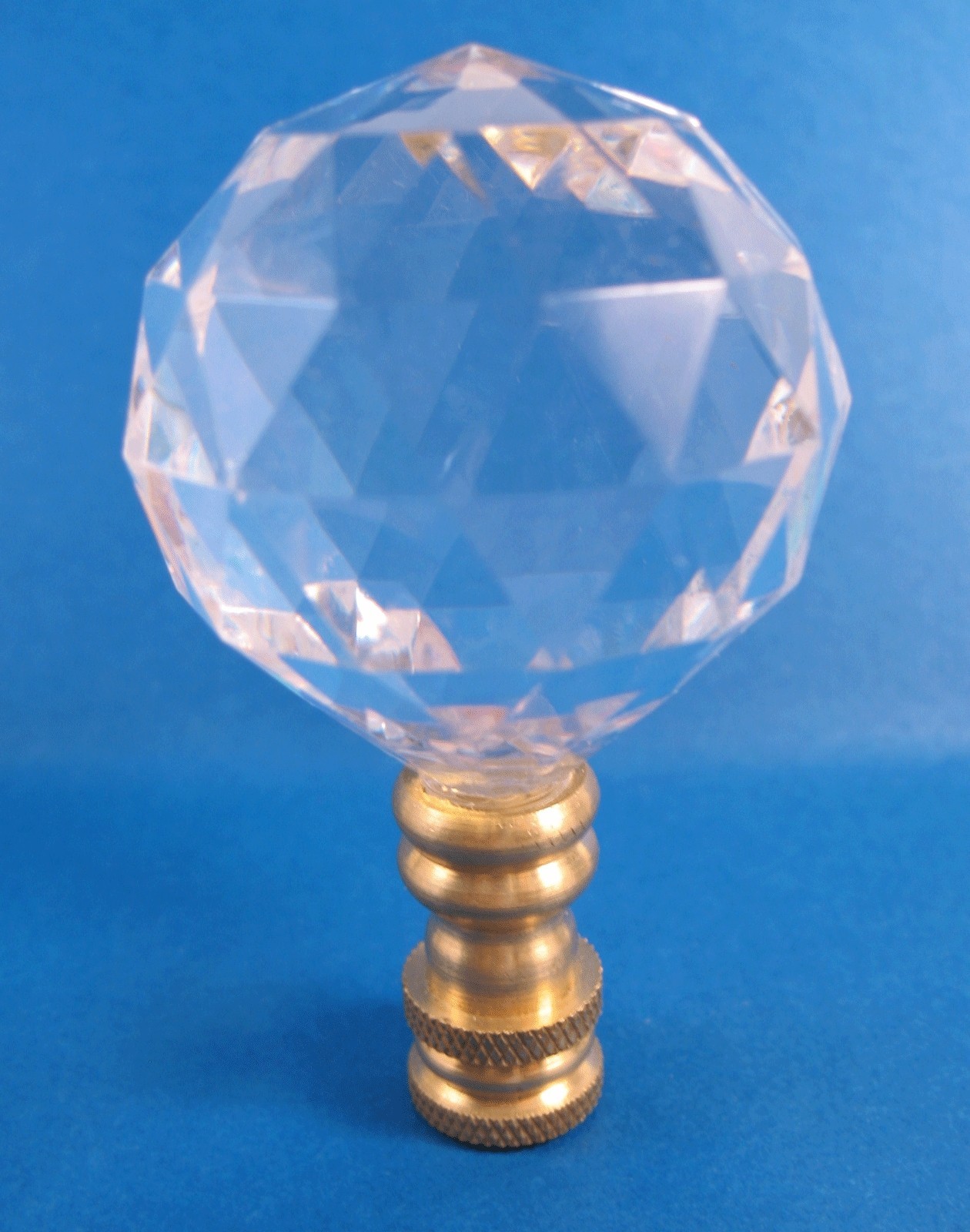 LAMP FINIAL Large Acrylc Ball Knob  (158)