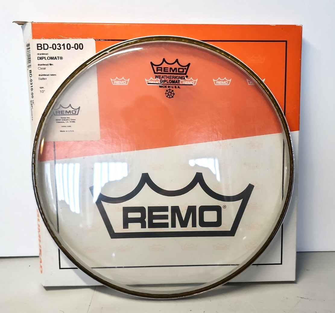 New Remo Clear Diplomat Drum Head - 10" BD-0310-00