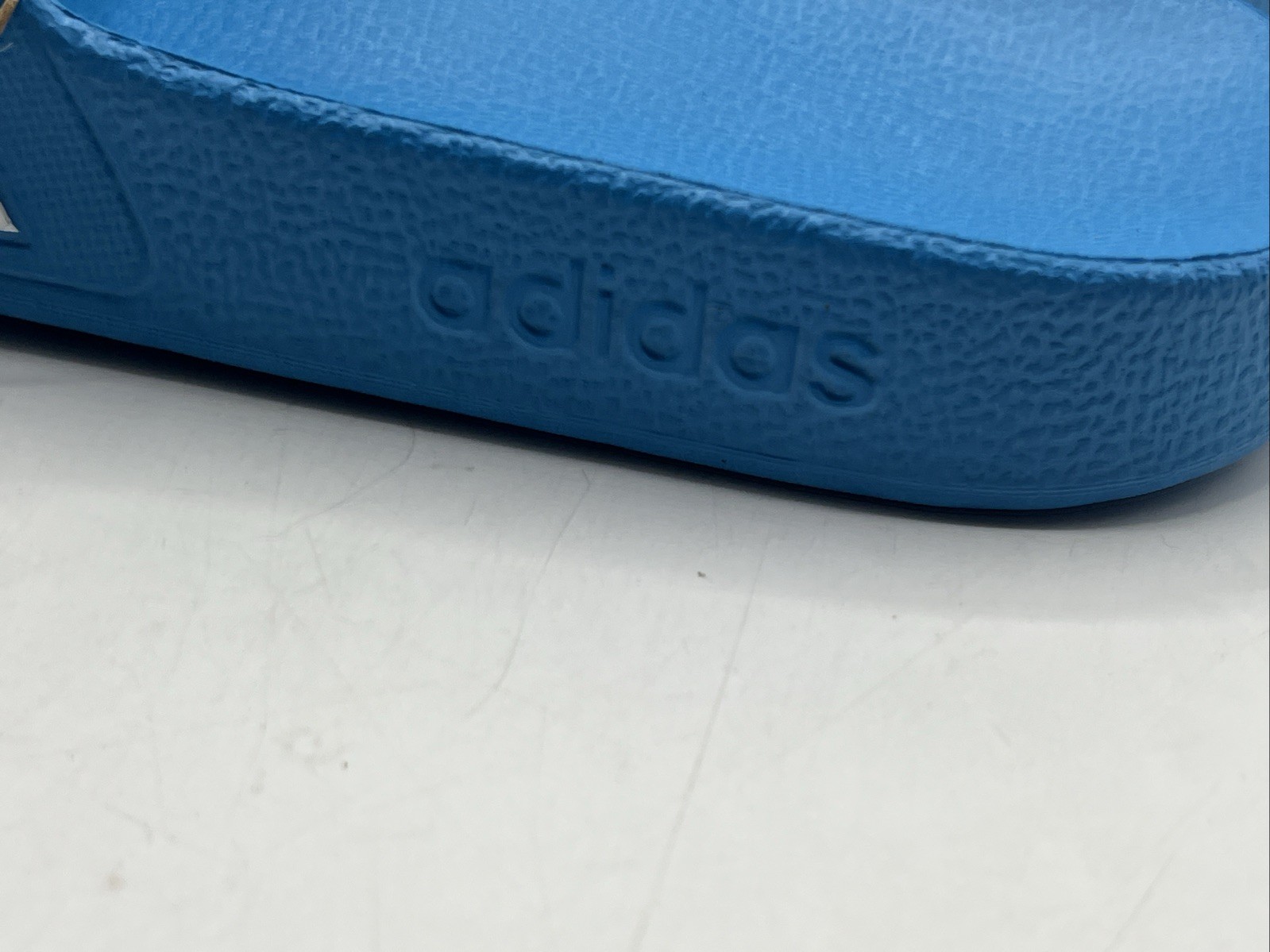 Adidas FY8047 Solar Blue Adilette Aqua Slide New with Tags Men's Size 8 Sandals