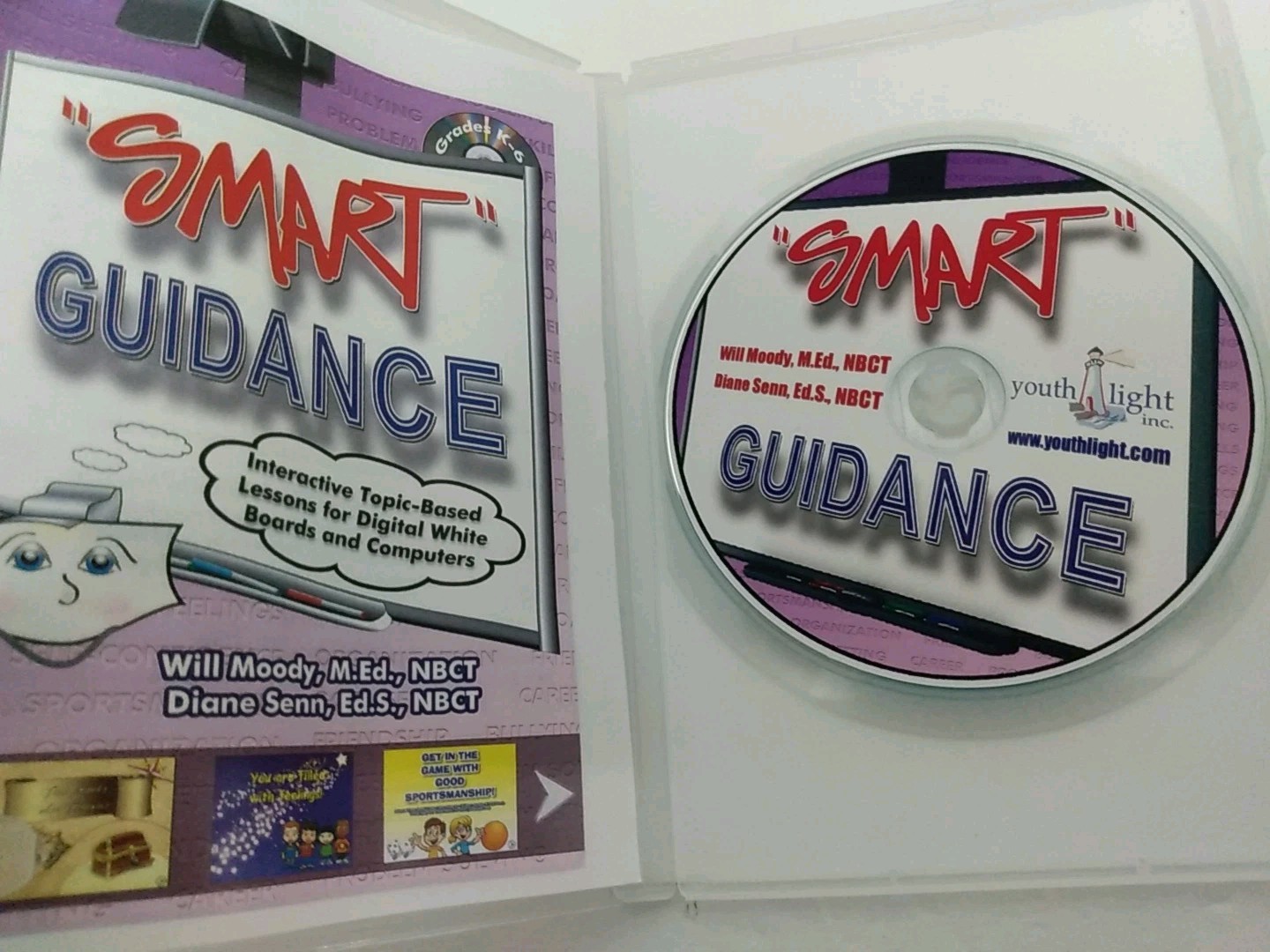"Smart" Guidance Interactive Lessons For Digital White Boards / Computer CD /DVD