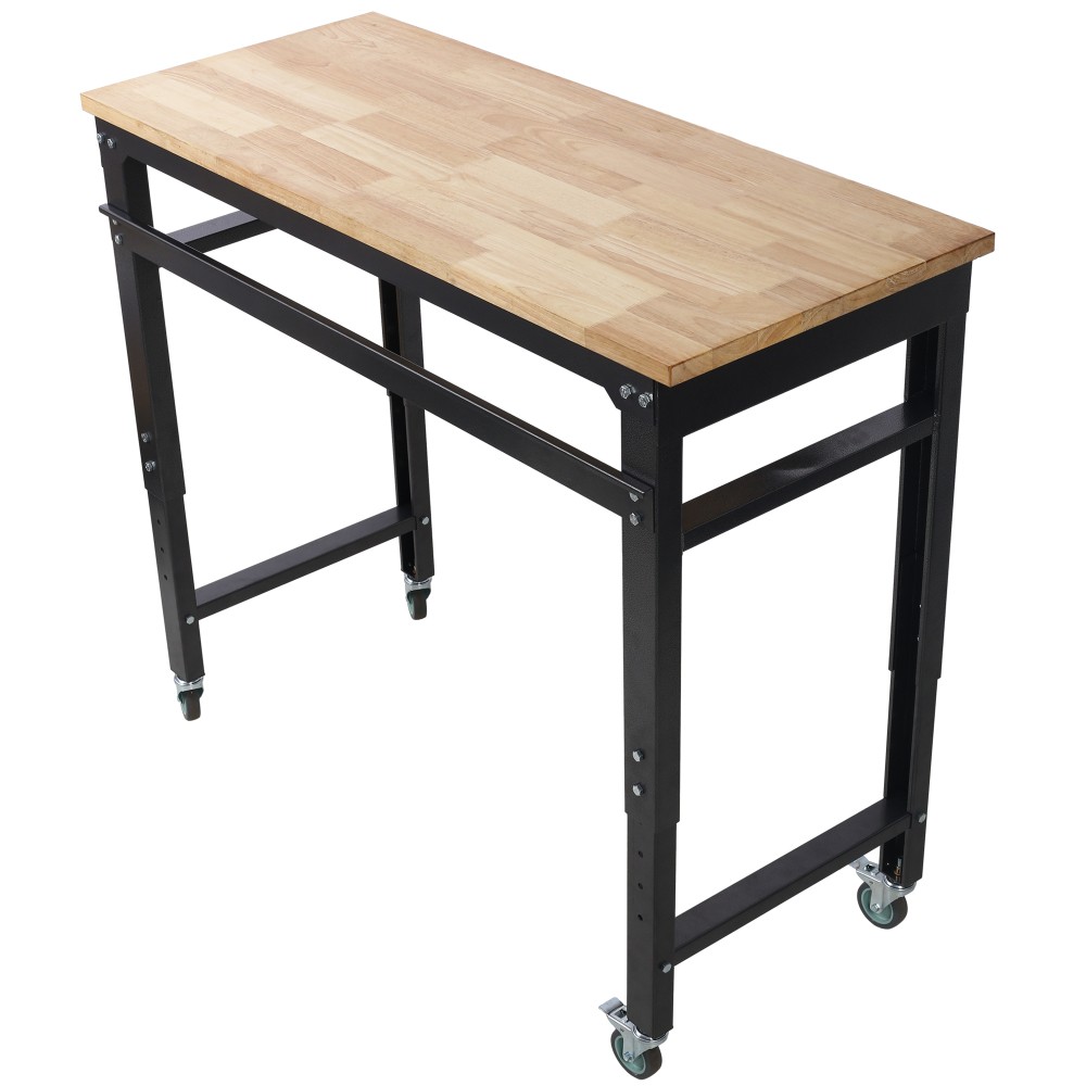 Workbench - 48" Wide Rolling Workbenches for Garage - Adjustable Height