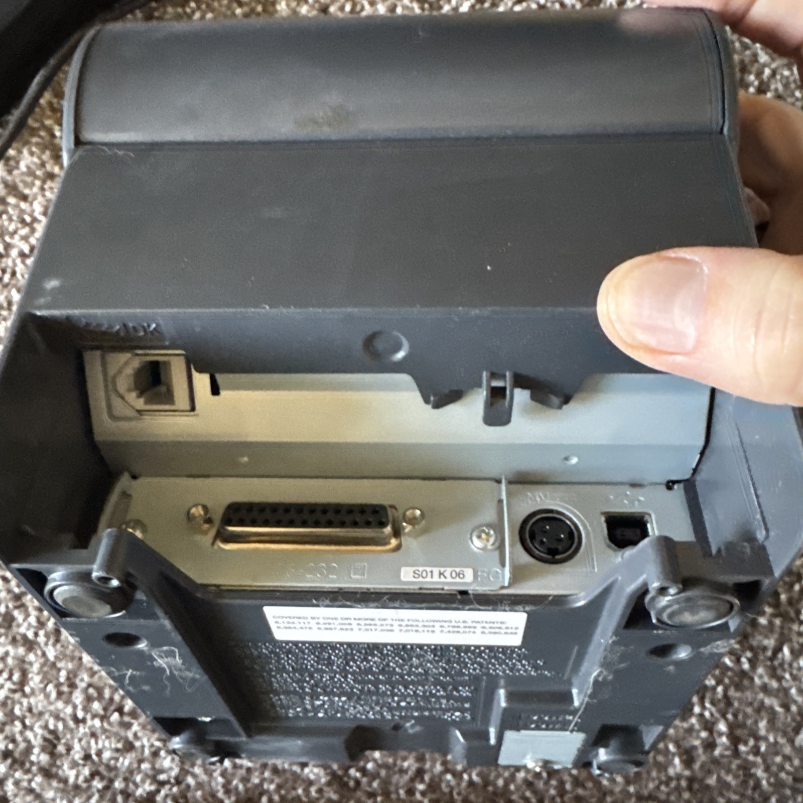 Epson TM-T88V POS Compact Thermal Receipt Printer USB Serial Square