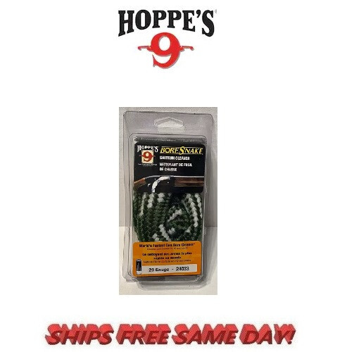 Hoppe's Shotgun BoreSnake Bore Cleaner for 20 Gauge NEW! # 24033