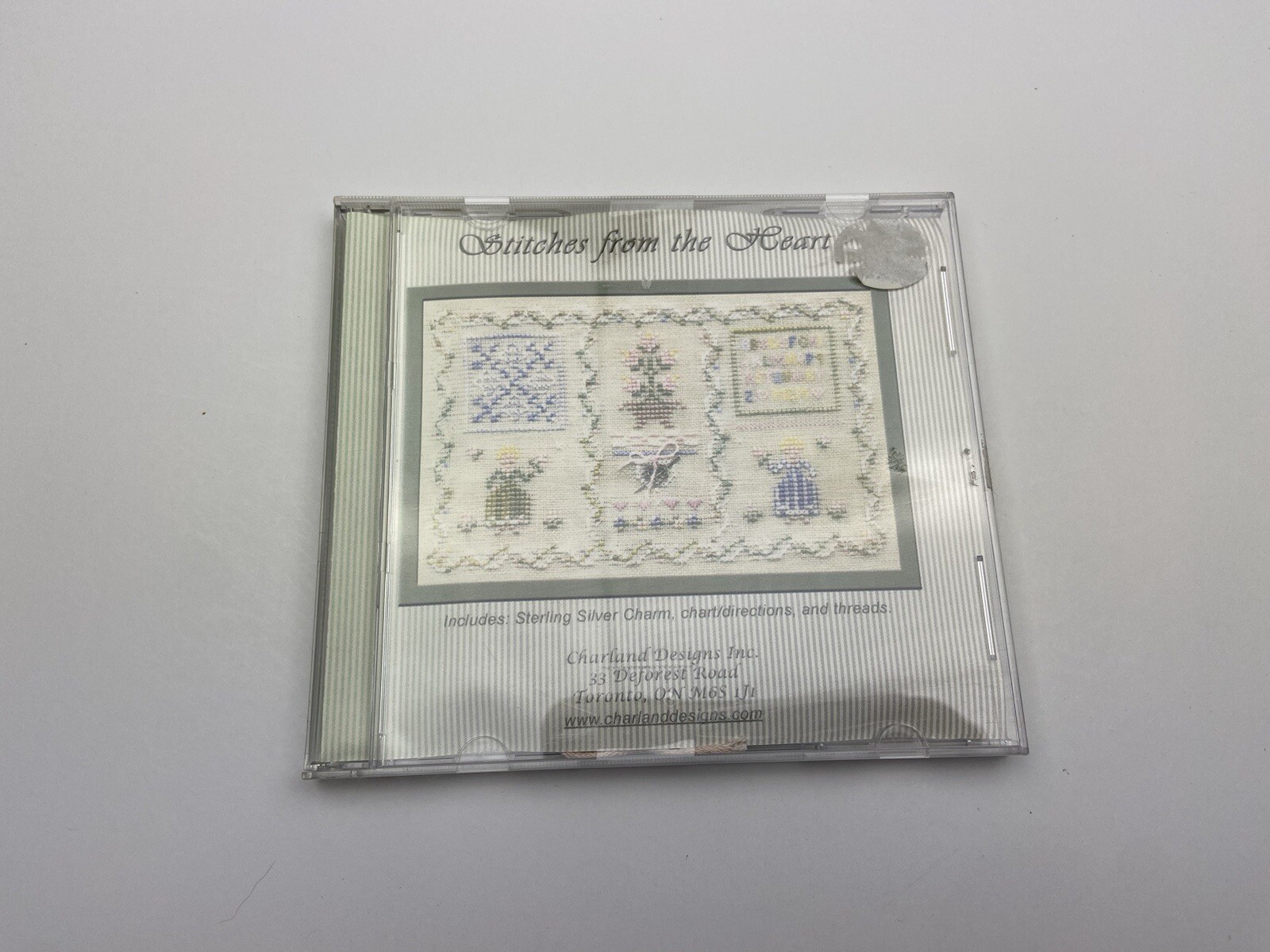 Charland Designs Stitches From Heart Counted Cross Stitch Pattern With Thread 5P