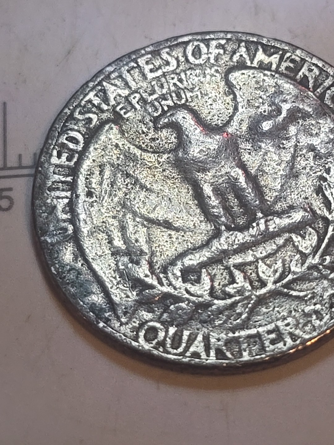 1967 Washington Quarter ERROR