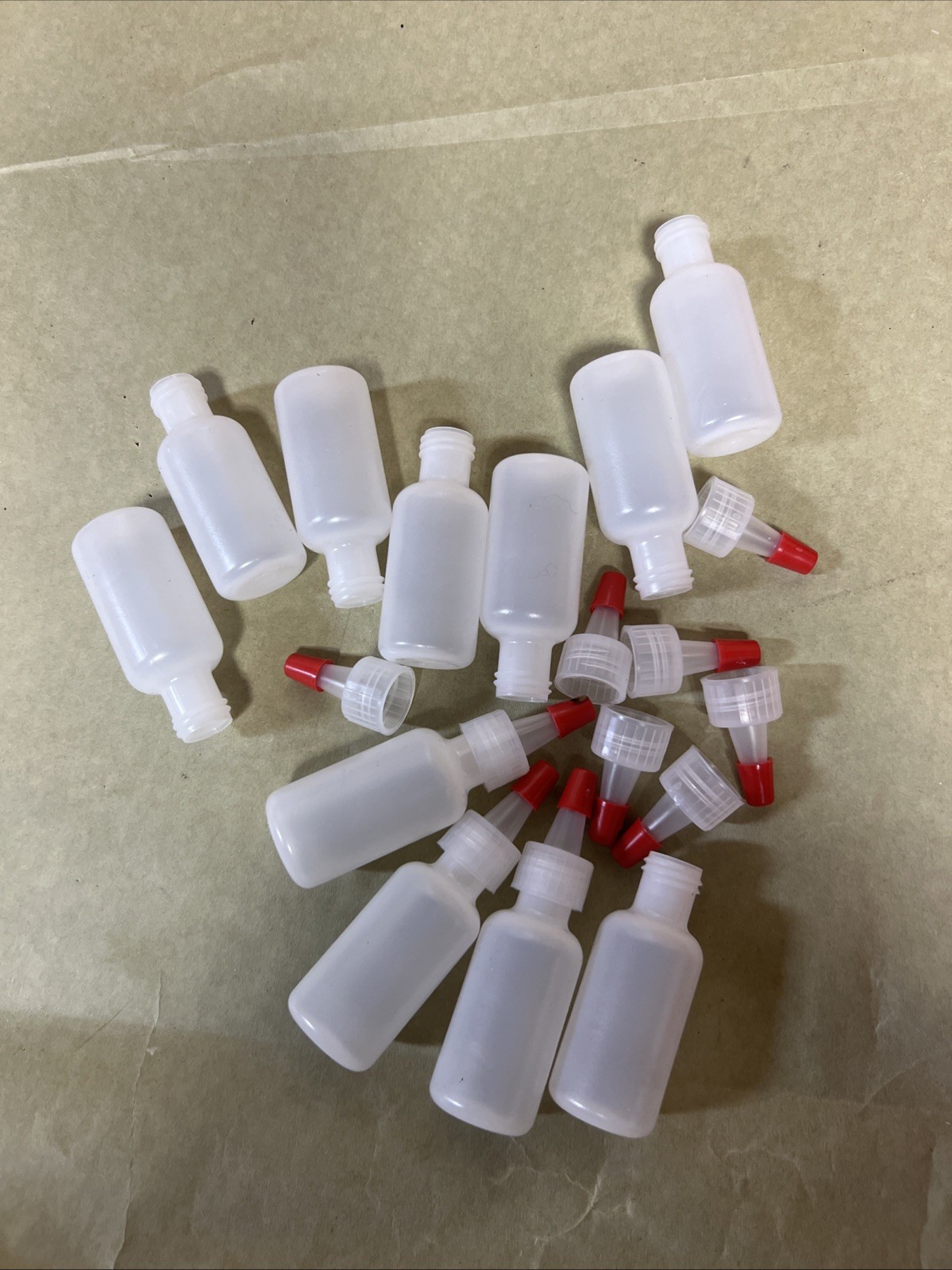 10  30ML Empty Plastic Dropper Bottles, Great for Solvents, Light oils, Paint