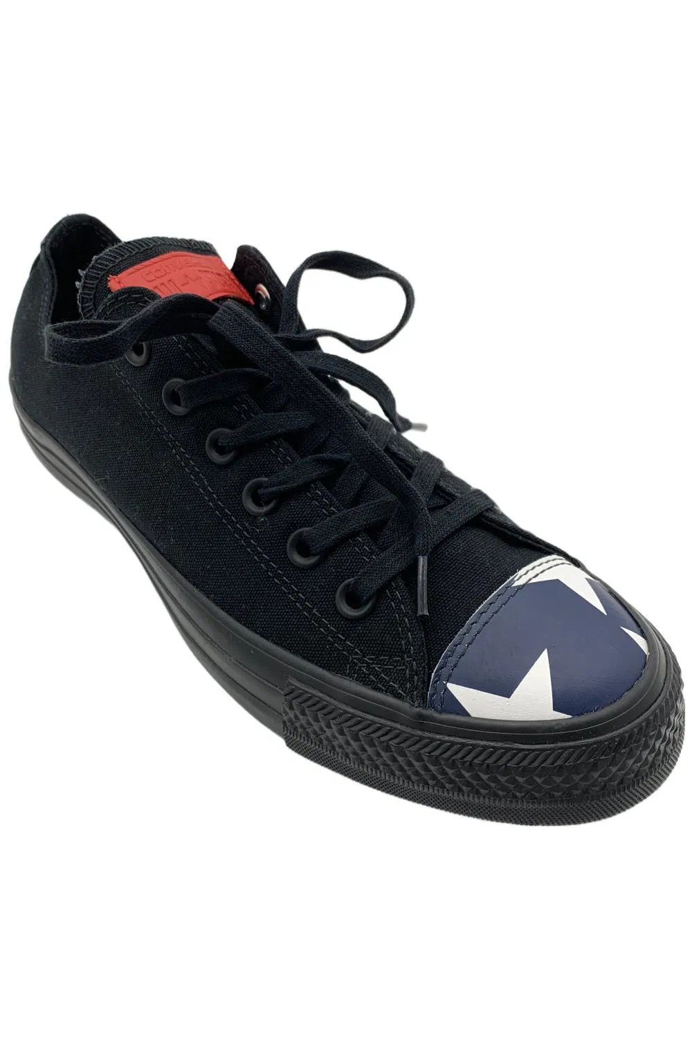 Converse Women's All Star Low Canvas Americana US Flag Sneakers Black