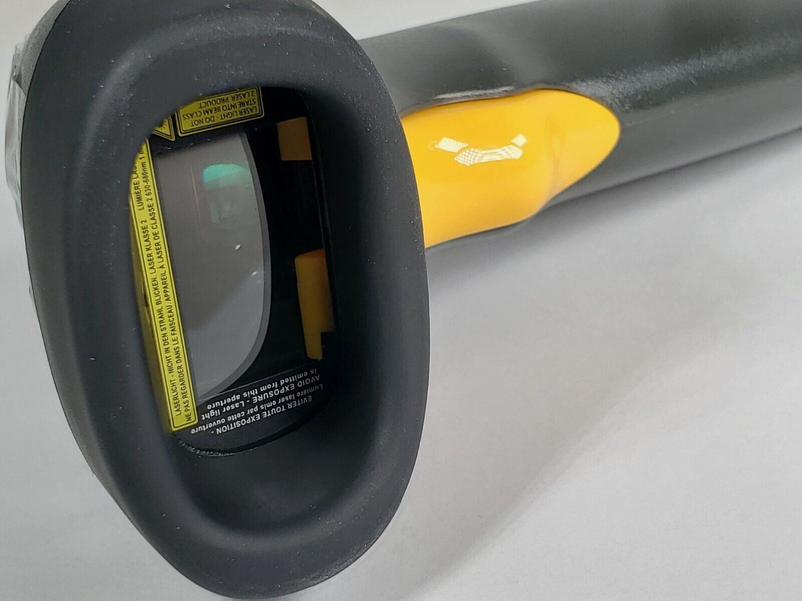 Symbol LS2208-SR20007R Barcode Scanner Set Stand With USB Cable - Gray & Yellow