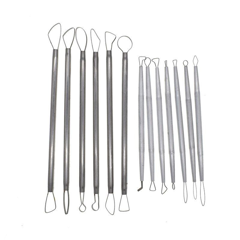Pottery Sculpting Tools- Stainless Steel Wire End Loop Carved Clay Modeling Tool