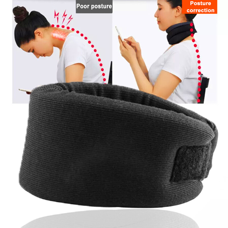 Neck Brace Support Adjustable Soft Foam Collar Cervical Arthritis Running Relief