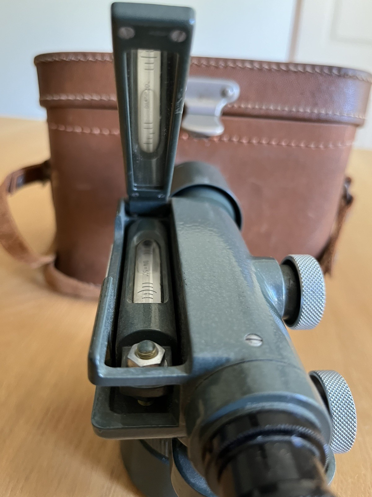 Vintage HILGER & WATTS Surveyor's Precision Dumpy Theodolite Level in Case