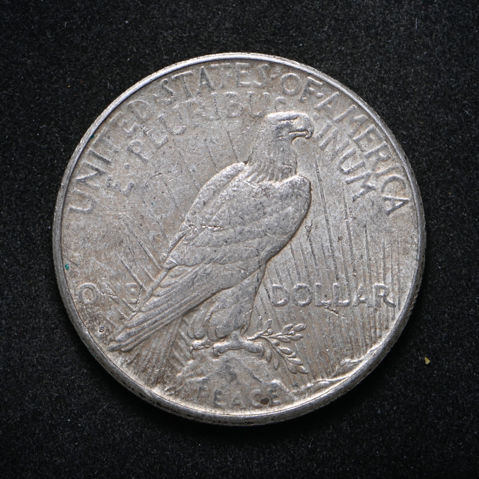 1925-S Peace Silver Dollar AU++ (cn16995)
