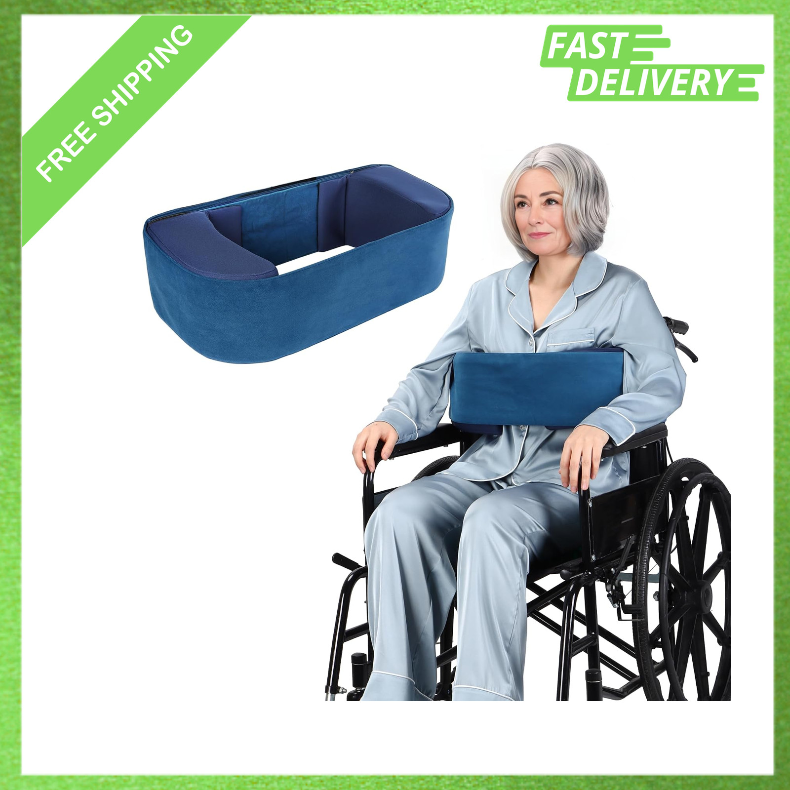 Wheelchair Lateral Support Cushion Adjustable Foam Side Guards for Elderly