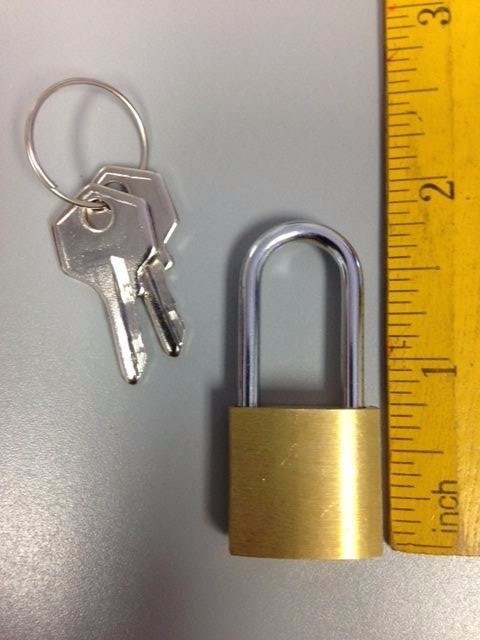 Quality Metal Part Notebook Computer/ Laptop Security Cable Pad Lock & Keys, NEW