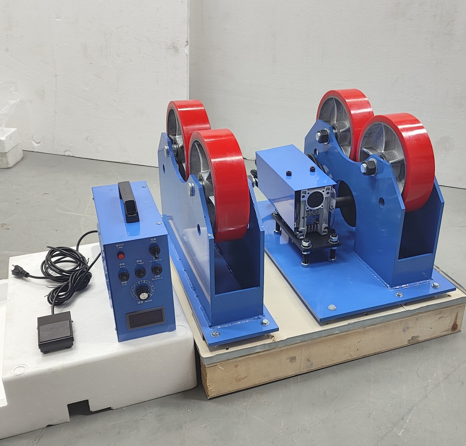 Tank Turning Welding Rolls Linkage Roller Weld Positioner，Load Capacity 4400 LBS