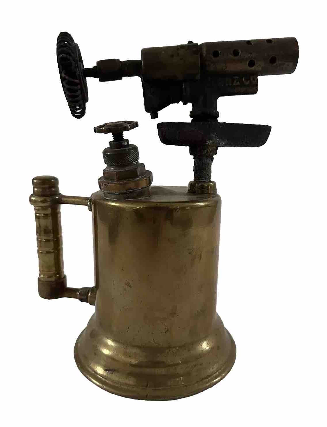 Antique Ottobernz Brass Blow Torch Ca. 1910