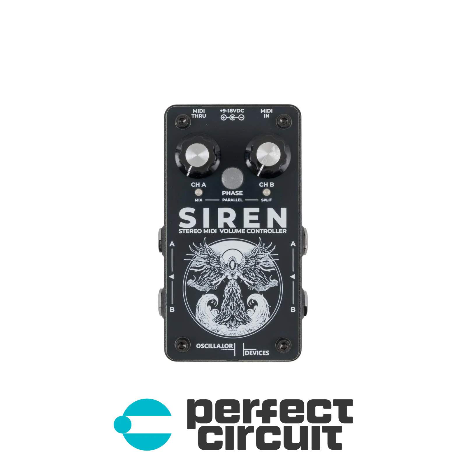 Oscillator Devices Siren Stereo Volume Pedal EFFECTS NEW PERFECT CIRCUIT