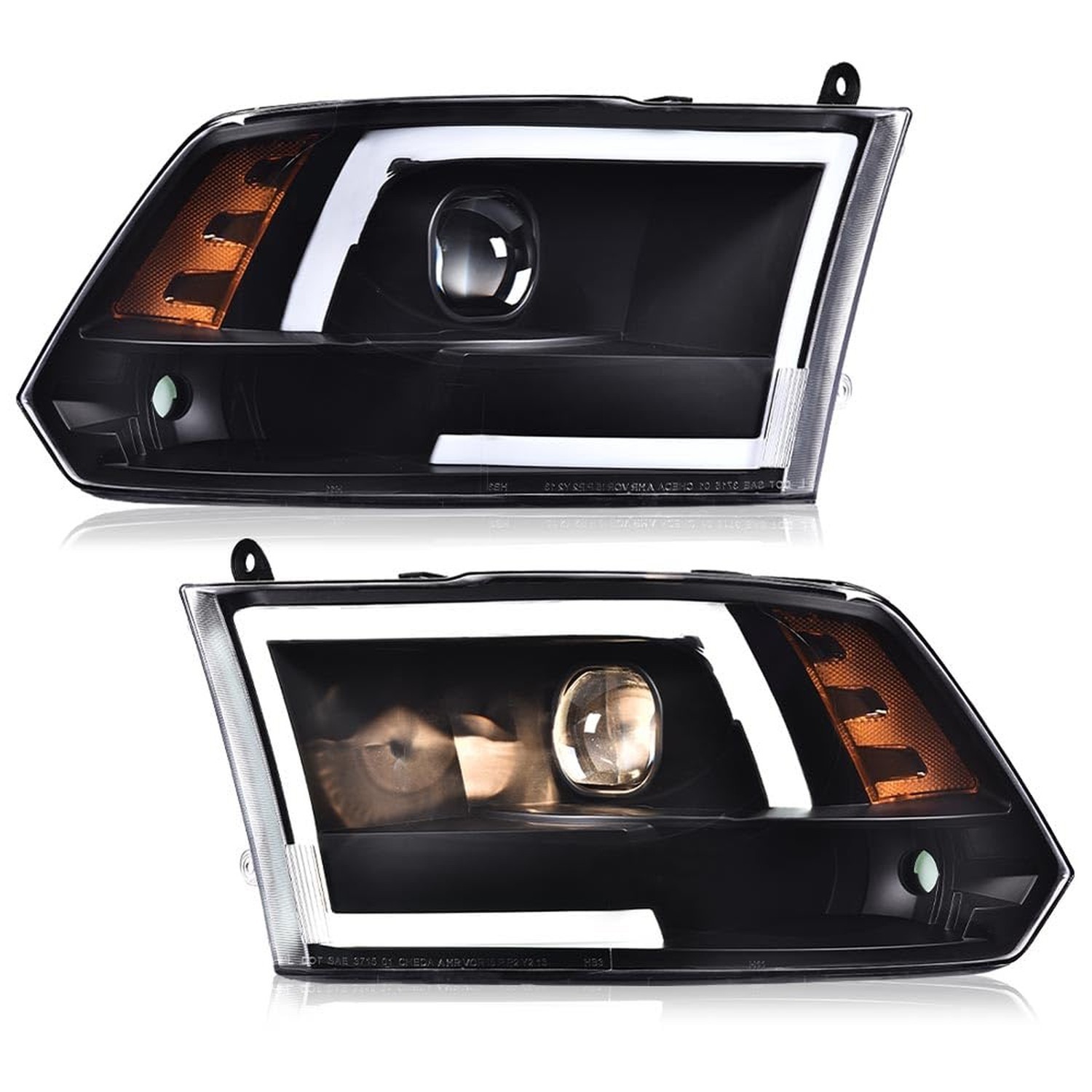 PIT66 LED Headlight Assembly Compatible with 2009-2012 Dodge Ram 1500 2500 35...