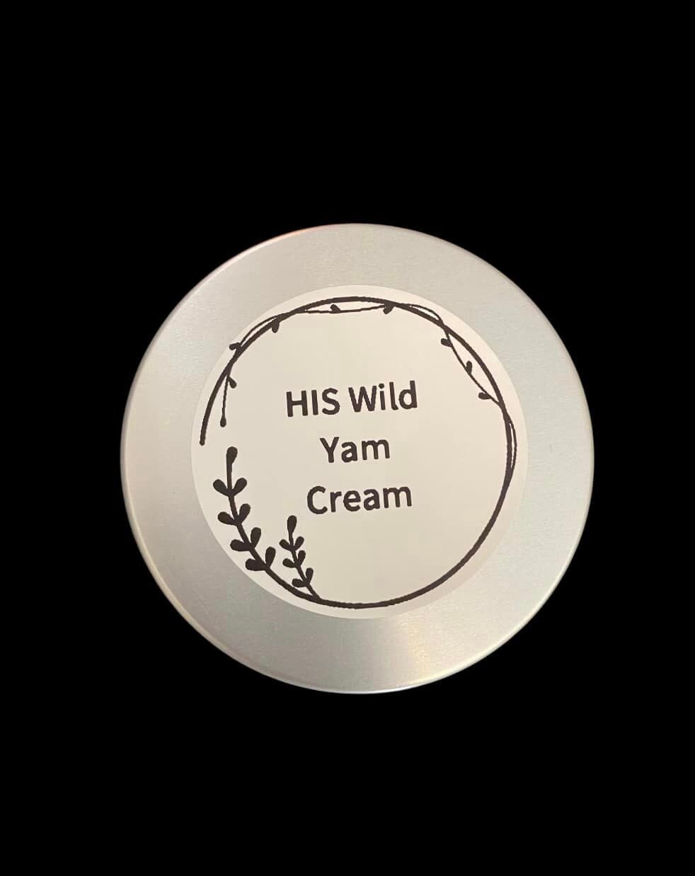 His Wild Yam Cream For Men With Epimedium, Saw Palmetto, Hormone Balance 4 Oz