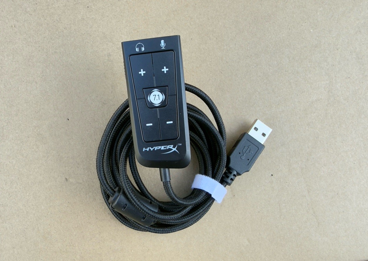 HyperX USB Audio Cable Controller 7.1 Surround Black