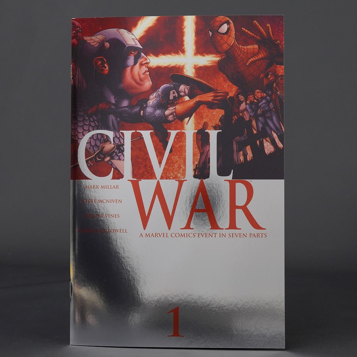 CIVIL WAR #1 Facsimile Foil Marvel Comics 2025 ptg (W) Millar (A/CA) McNiven