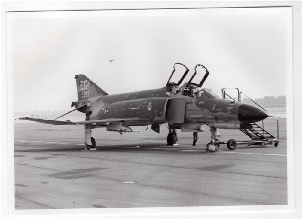 1978 USAF F-4E Phantom II 68-0357 33rd TFW at RAF Hurlburt Field 5x7 Photo