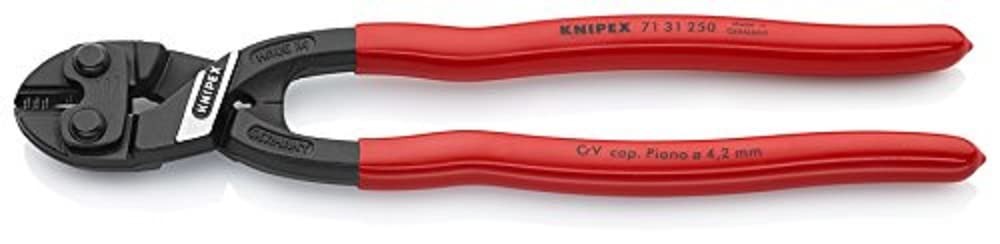 KNIPEX Tools - CoBolt Compact Bolt Cutter Notched Blade (7131250)