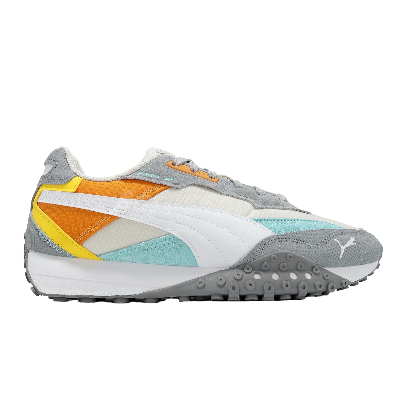 Puma Blktop Rider Multicolor Alpine Snow Cool Mid Gray Men Unisex Shoe 395907-08