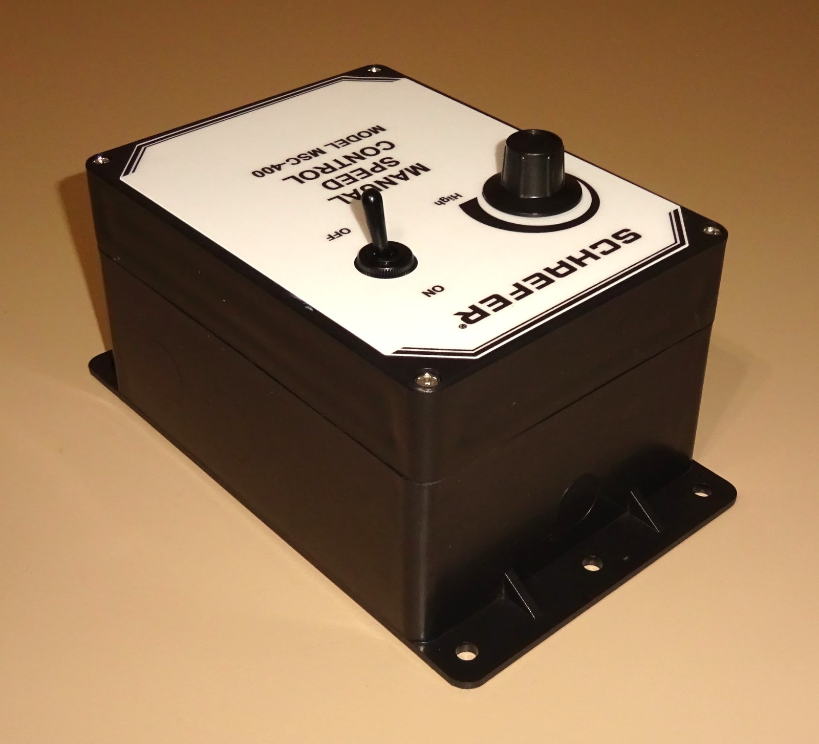 Schaefer MSC-400B Manual Variable Speed Control MSC400B 120/240 VAC NEW