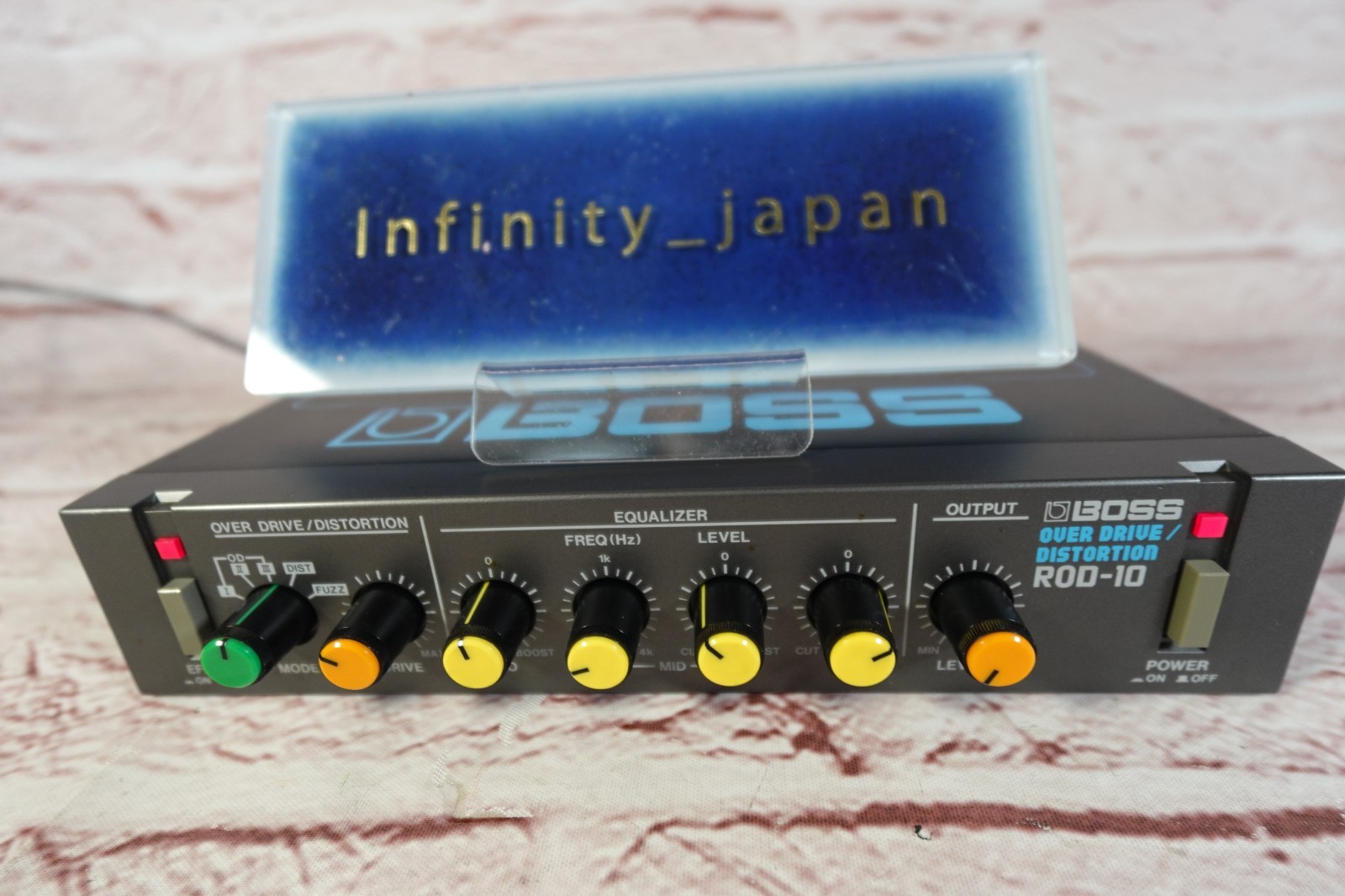 Boss ROD-10 Over Drive Distortion Micro Rack Made in Japan fast ship from japan