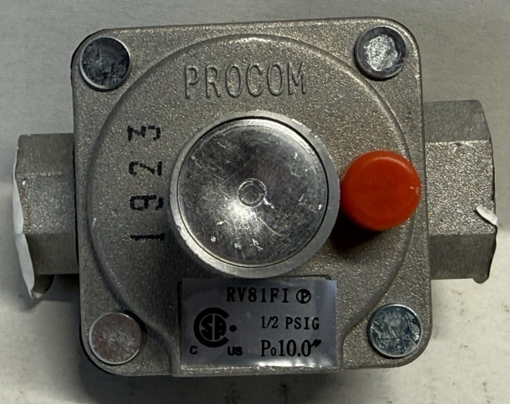 RV81FI.10 ProCom Propane Regulator (3/8"Inlet, 1/4"Outlet) Vent-Free Heaters