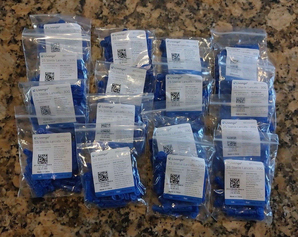 400 Livongo Lancets - 30 Gauge
