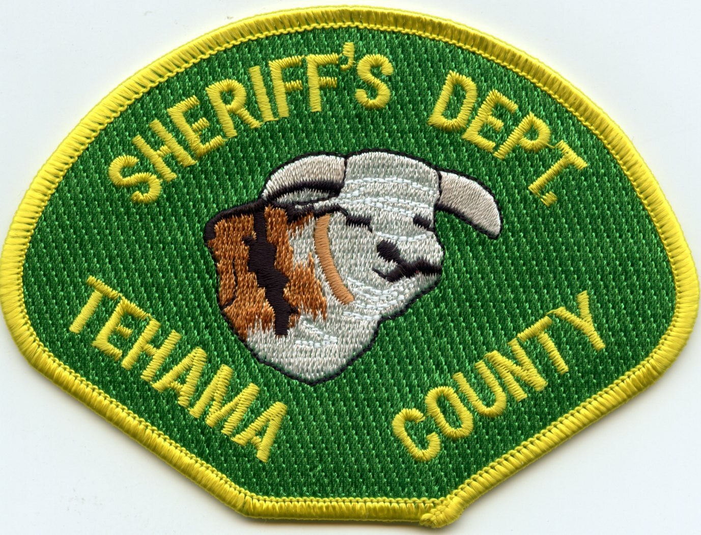 TEHAMA COUNTY CALIFORNIA CA SHERIFF POLICE PATCH