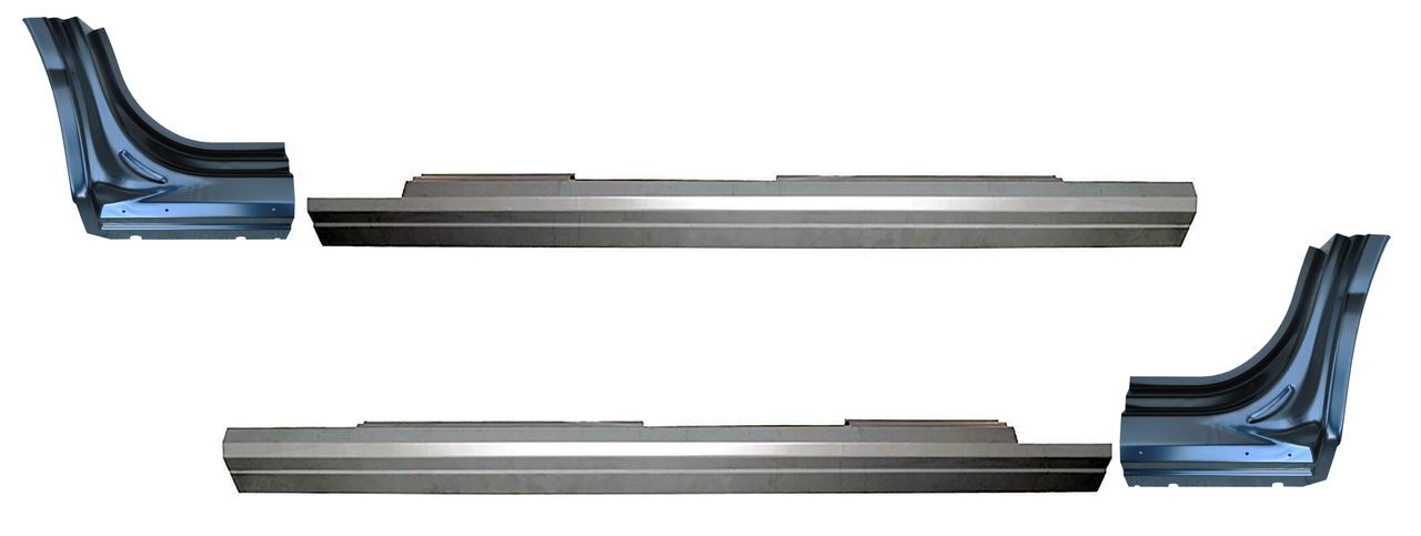 2002-2010 Ford Explorer Mountaineer Slip-On Outer Rocker Panel & Dogleg SET