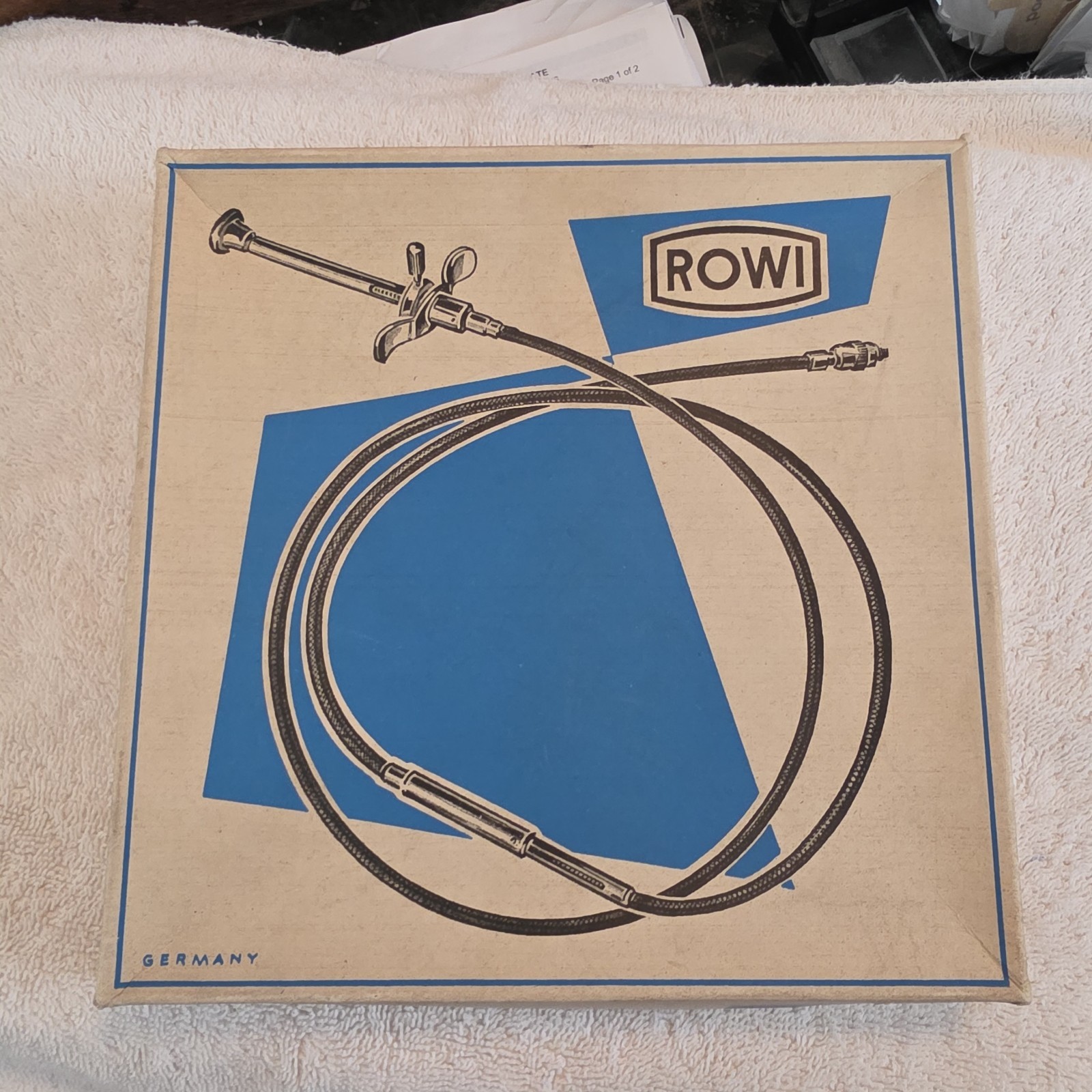 ROWI 6 Meter Long Mechanical FLEX Spring Cable Shutter Release Trigger RARE