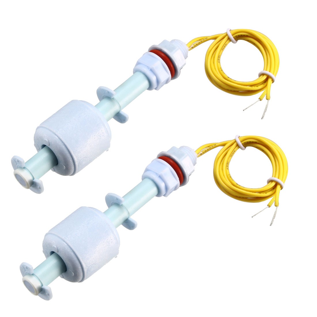 2pcs PP Float Switch M10 90mm Fish Tank Vertical Liquid Water Level Sensor