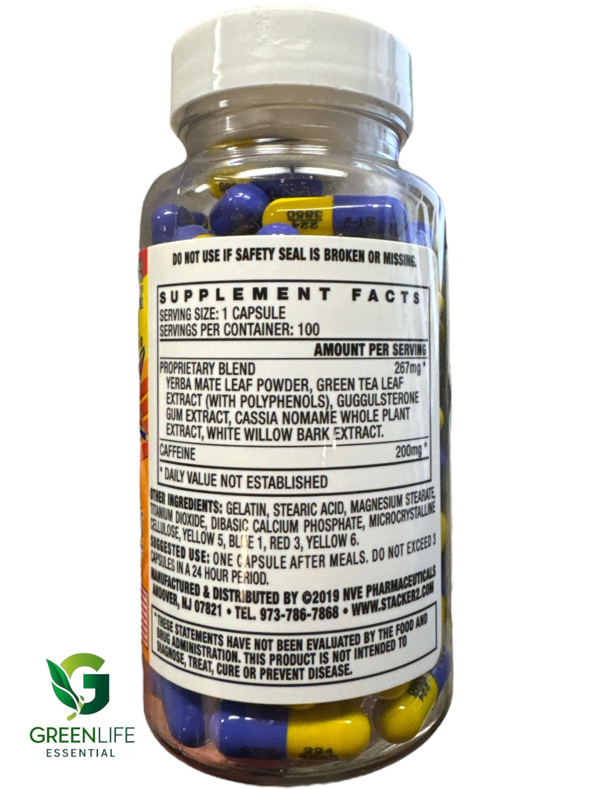 Stacker Two Weight And Fat Loss & Energy Boost- 100Ct - Supplement