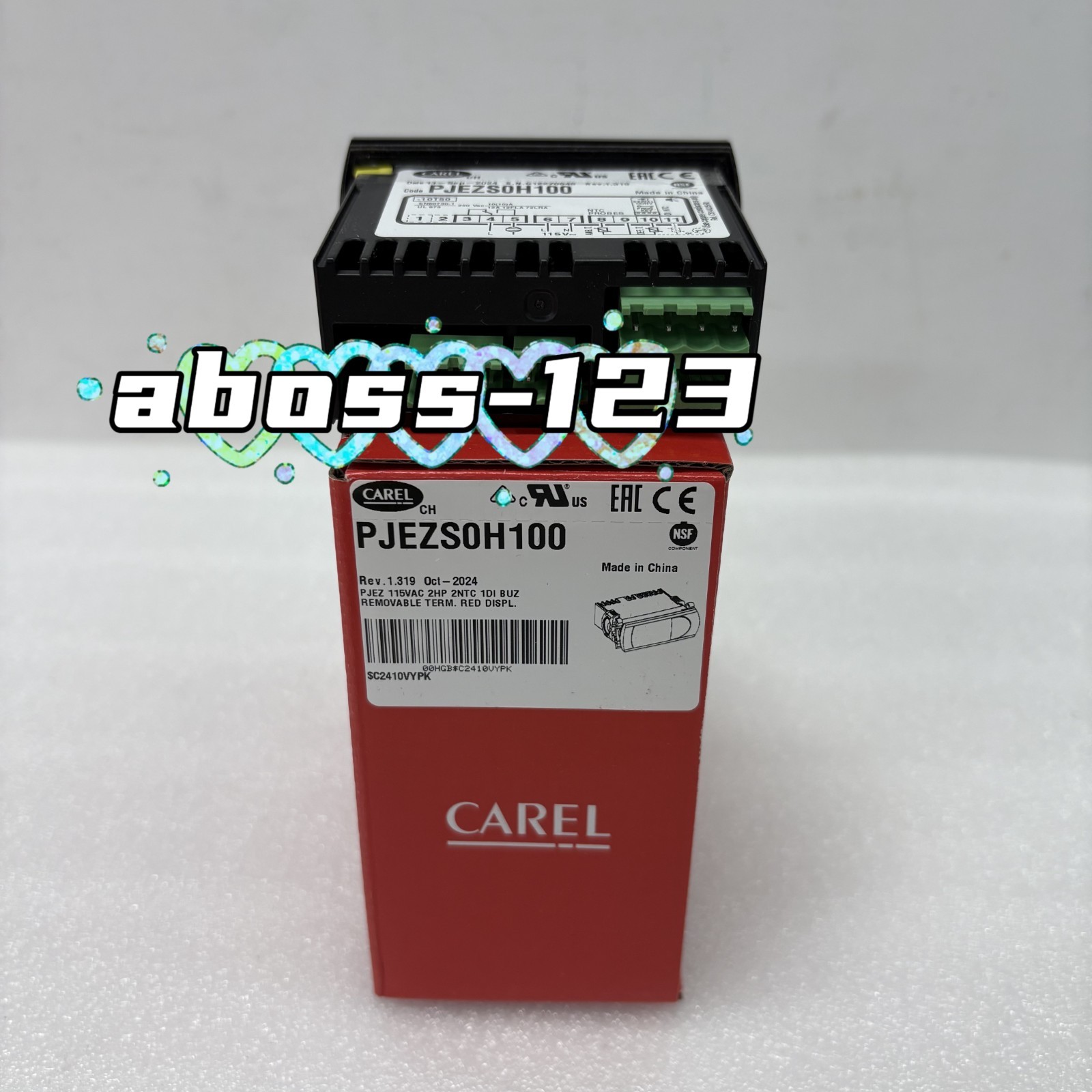 CAREL-- PJEZS0H100 Temperature controller#1pcs New In Box