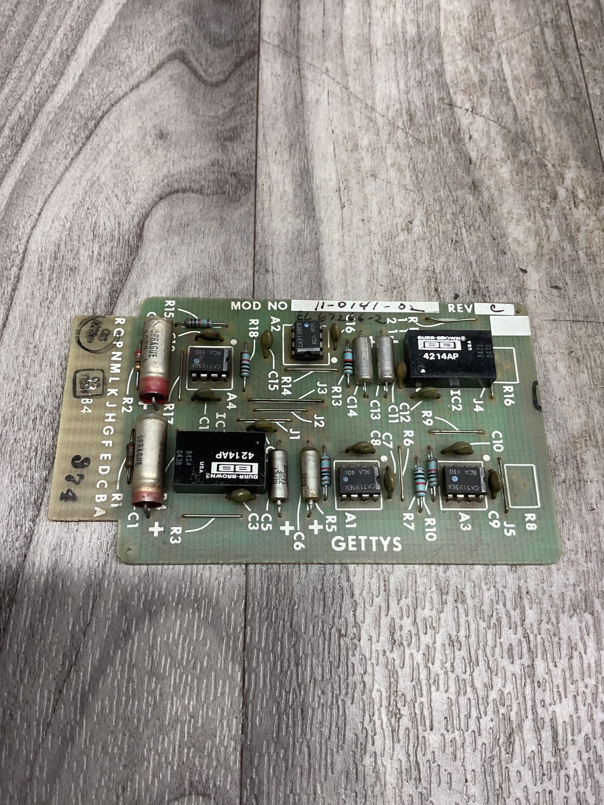 GETTYS 11-0141-101 PC Board #4004B46