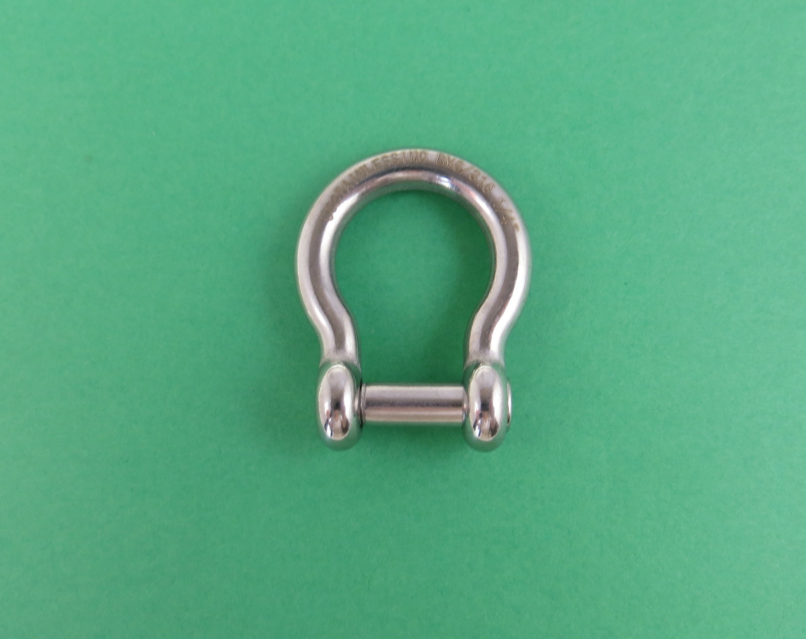 Stainless Steel 316 Bow Shackle 6mm (1/4") w/ Hex Sink Pin Marine Grade