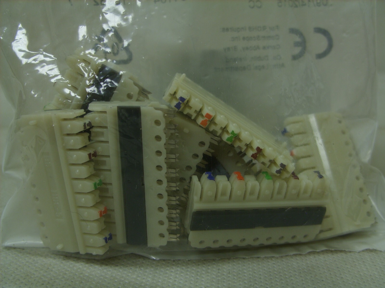 COMMSCOPE - 5 Pair 110 Clips for Lucent, Avaya and AT&T Blocks 110C-5, 10 Pack