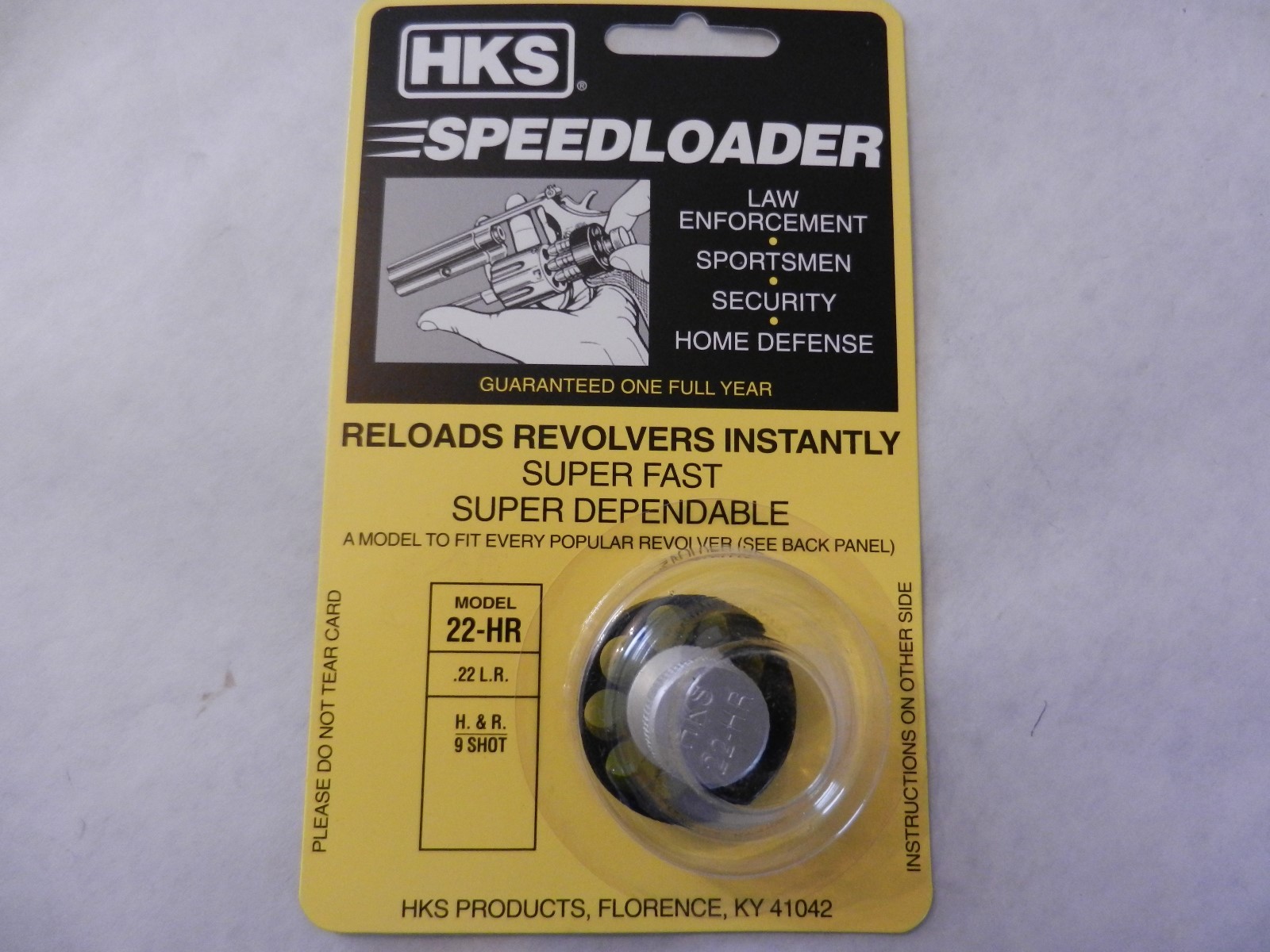 HKS Speedloader; NEW; 22-HR; 9-Shot; 22 LR; 2 Pack; Fast & Dependable